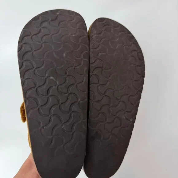 Birkenstock Brown Shearling Mules 40 US 9,5 - Picture 4 of 4